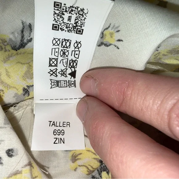 Zara FLORAL PRINT POPLIN MIDI DRESS XS - Picture 11 of 12